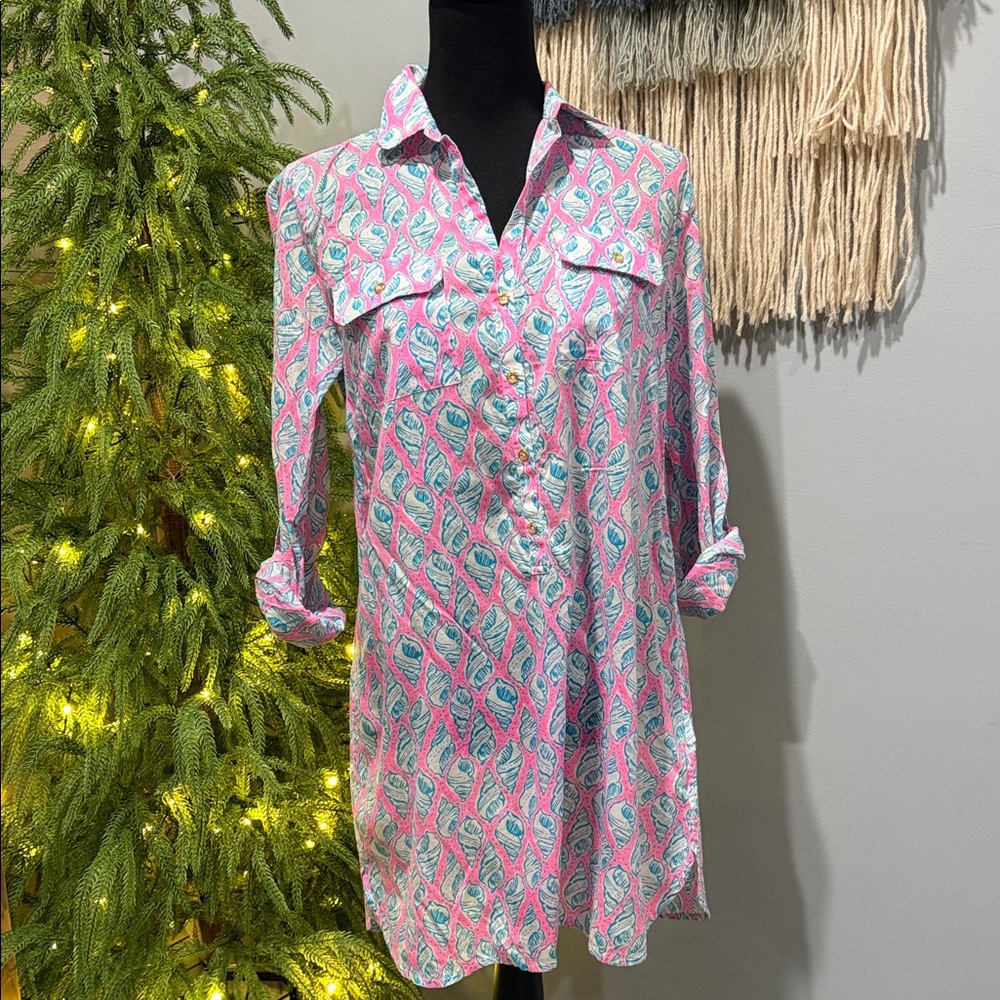 Lilly Pulitzer Size S Seashell Tunic Dress - Picture 2 of 11